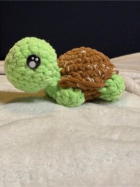 Crocheted turtle